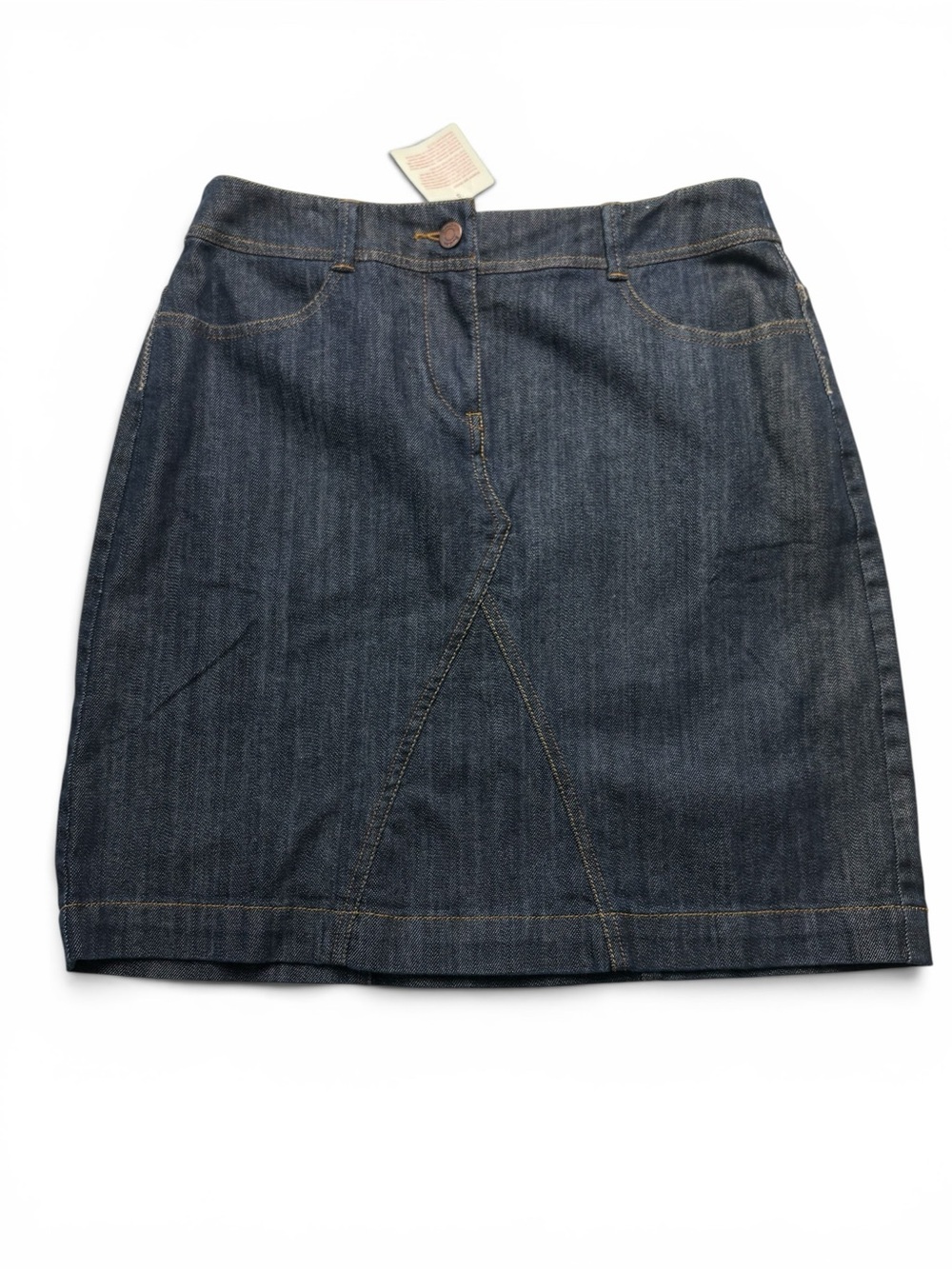 NWT Boden Dark Wash Denim A-Line Mini Skirt Size 6 WG371 - Picture 1 of 8